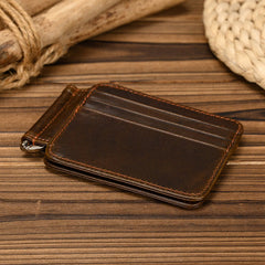 Bifold Leather Wallet with Money Clip Mens Bifold Wallets with Money Clip - iwalletsmen