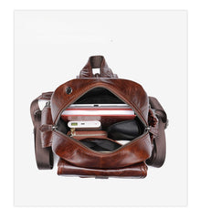 Large Leather Sling Bag for Big Guys - Interior Layout