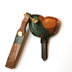 Leather Vespa Motorcycle Key Holder Handmade Leather Vespa Motorcycle Key Cover