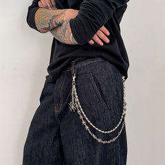 Spider Cool Wallet Chain Mens Double Wallet Chain - iChainWallets