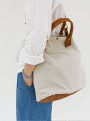 Canvas Handbag Womens Canvas Shoulder Tote Bag for Men