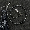 Black Long Ball Wallet Chain - iChainWallets