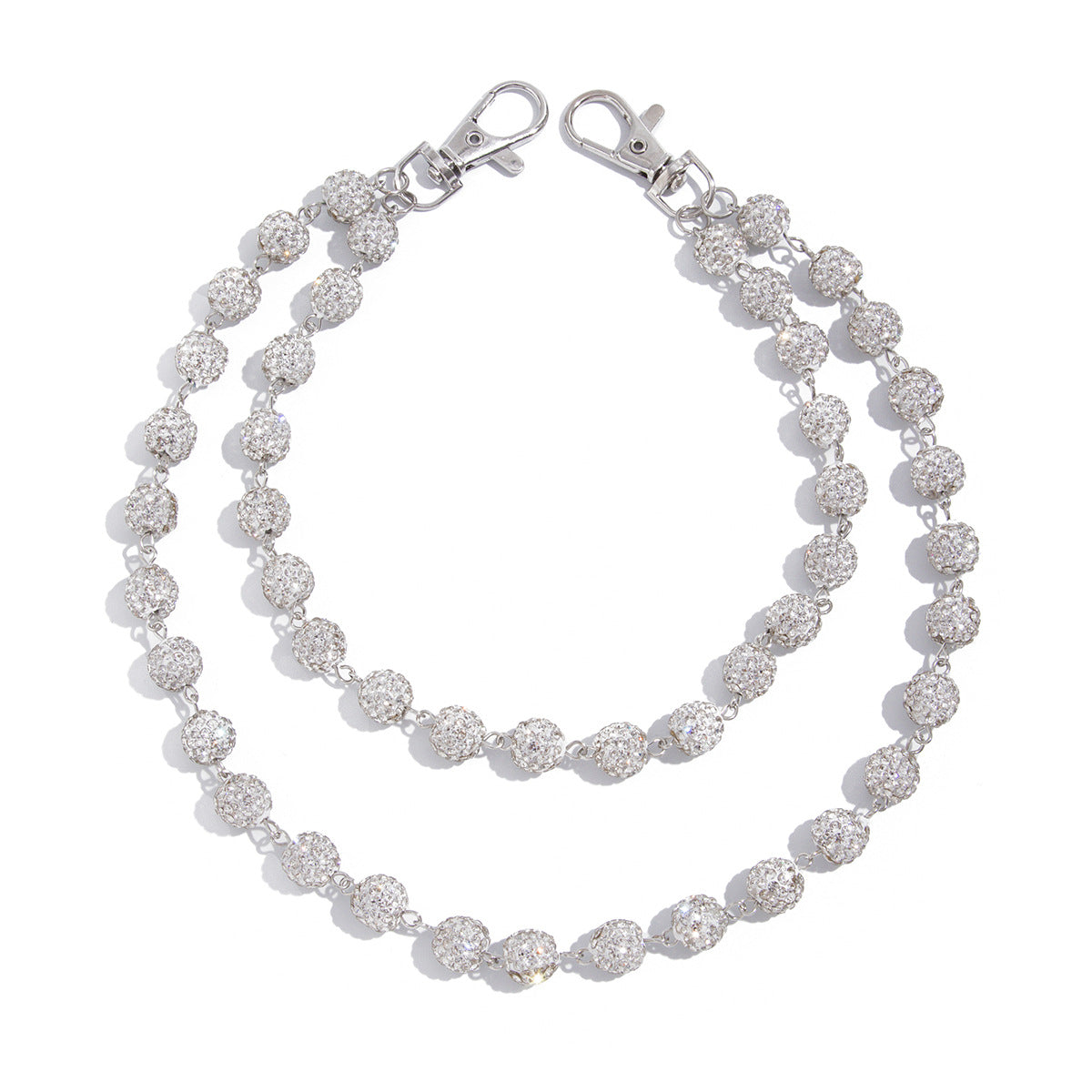 Diamond Ball Wallet Chain - iChainWallets