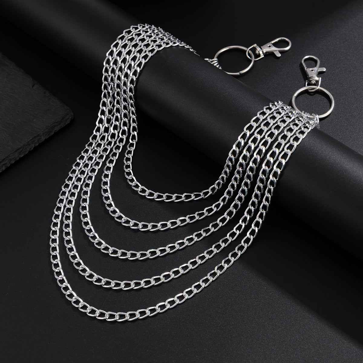 5 Layers Wallet Chain Layered Pants Chain - iChainWallets