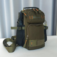 Large Nylon Sling Backpack - Side View