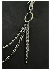 Bead Double Wallet Chain Mens Ball Wallet Chain - iChainWallets