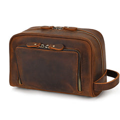Full Grain Leather Toiletry Bag 