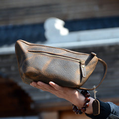 Brown Leather Toiletry Bag Full Grain Leather Toiletry Bag Vintage Mens Toiletry Bag - iwalletsmen