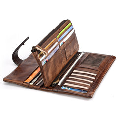 Buckle Mens Wallets That Holds A Lot of Cards Leather Wallet with Buckle for Men - iwalletsmen