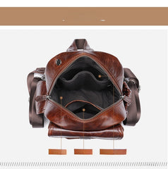 Sling Bag for Big Man - Zipper Detail