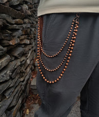 Triple Wallet Chain Beaded Wallet Chain Long Wallet Chain - iChainWallets