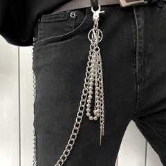 Biker Wallet Chain Beaded Wallet Chain Long Wallet Chain Ball Wallet Chain - iChainWallets