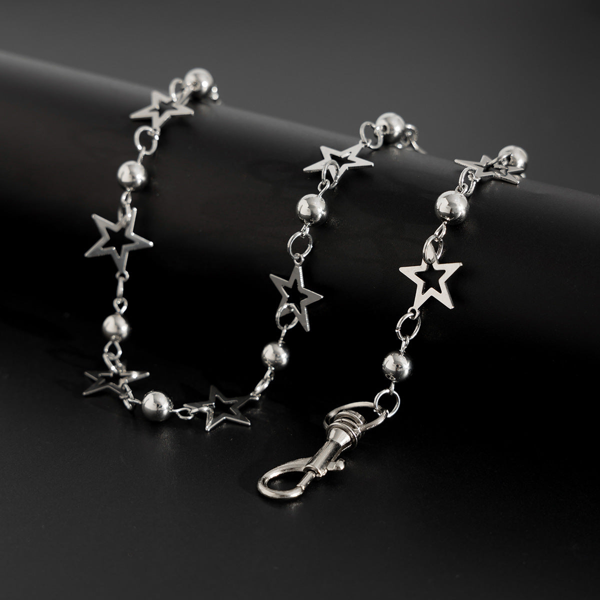 Ball Wallet Chain Mens Stars Biker Wallet Chain Beaded Wallet Chain - iChainWallets