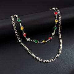 Diamond Wallet Chain Colorful Wallet Chain for Women - iChainWallets