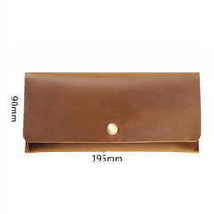 Brown Vintage Wallet With Flap - iwalletsmen