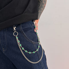 Diamond Wallet Chain Colorful Wallet Chain for Women - iChainWallets