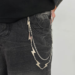 Lightning Wallet Chain Cool Biker Wallet Chain - iChainWallets