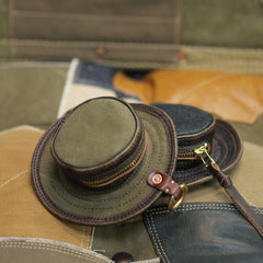 Denim Cowboy Hat Belt Pouch Denim Waist Bag for Men Jean Belt Pouch - Feltify