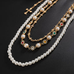 Gold Beaded Wallet Chain - iChainWallets