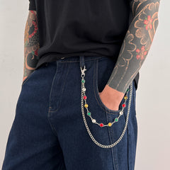 Double Wallet Chain Diamond Wallet Chain 