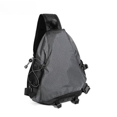 Gray Cool Travel Large Sling Bag For Big Men 