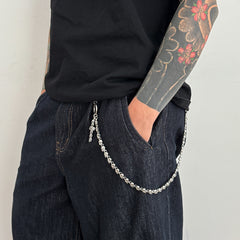 Skull Wallet Chain Cool Wallet Chain with Skull Cross - iChainWallets