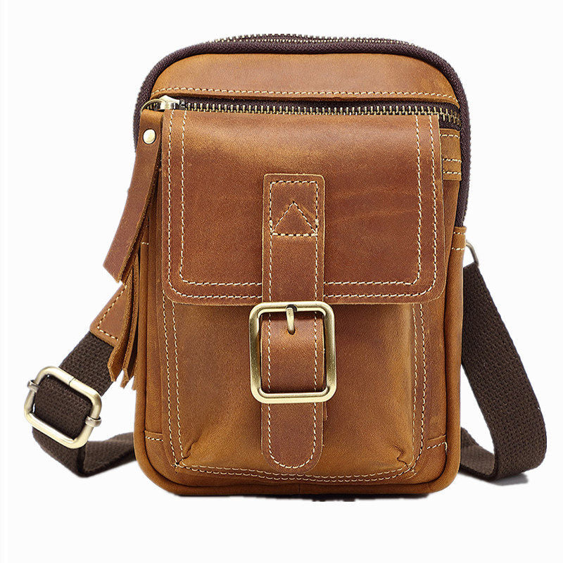  Small Leather Pouch for Belt Leather Belt Loop Pouch - iwalletsmen