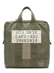 Canvas Mens Pilot Handbag Army Green Canvas WWII Bag Canvas Army Vertical Weekender Bag Travel Bag for Men