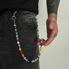 Colorful Diamond Pants Chain for Women - iChainWallets