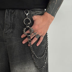 Biker Wallet Chains with Thorn - iChainWallets
