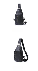 Sling Bag Black for Men 