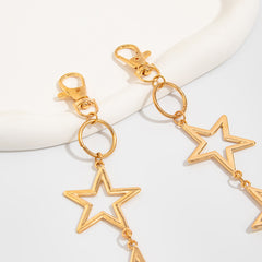 Gold Star Pants Chain Star Ball Wallet Chain