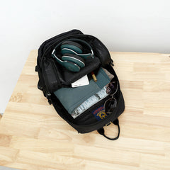Large Leather Sling Bag for Big Guys - Lifestyle