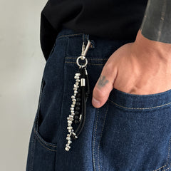 Black Ball Wallet Chain - iChainWallets