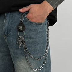 Eagle Wallet Chain Mens Double Wallet Chain Cool Wallet Chain