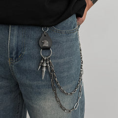 Eagle Wallet Chain Mens Double Wallet Chain Cool Wallet Chain