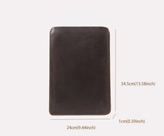 Brown Leather Laptop Case 13 inches Mens 13 Leather Case for Laptop - iwalletsmen