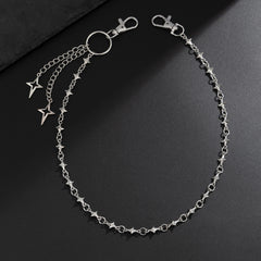 Mens Stars Biker Wallet Chain Stars Cool Wallet Chain - iChainWallets