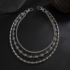 3 Layers Biker Wallet Chain - iChainWallets