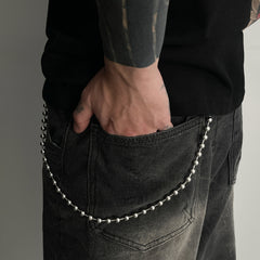 Ball Wallet Chain Beaded Wallet Chain Beaded Pants Chain - iChainWallets