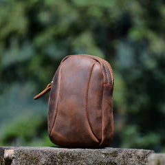 Small Pouch Bag for Men Cell Phone Belt Holster Mens Leather Belt Bag Leather Belt Pouch - iwalletsmen