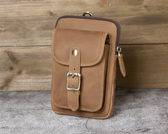 Belt Clip On Pouch Mens Belt Pouch Leather Belt Phone Pouch Leather Phone Belt Pouch - iwalletsmen