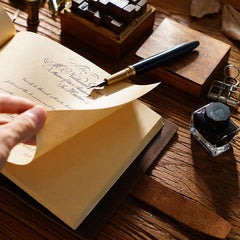 Brown Leather Bound Sketchbook A5 Leather Sketchbook Leather Bound Journal - iwalletsmen