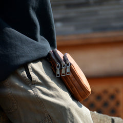 Leather Pouch Bag for Mens Belt Pouch for Men - iwalletsmen
