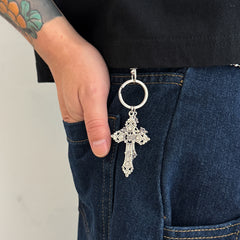 Short Wallet Chain Cross Keychain Cross Keychains Cross Wallet Chain -