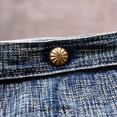 Blue Denim Messnger Bag Washed Distressed Womens Large Jeans Shoulder Bag Large Denim Crossbody Bag for Men - Feltify