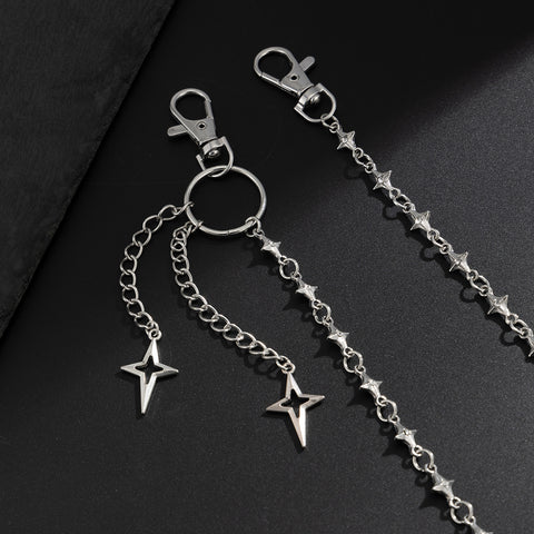 Stars Cool Wallet Chain Star Wallet Chain Mens Stars Biker Wallet