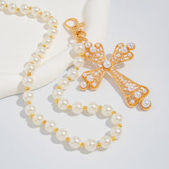 Pearl Gold Wallet Chain Womens Wallet Chain - iChainWallets