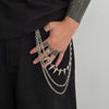 Rivets Pants Chain 