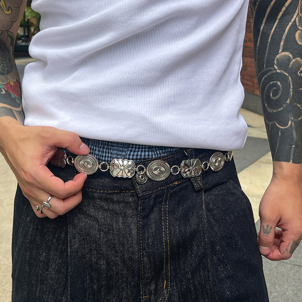 Belt with Chain Gold Chain Belt for Men - iChainWallets